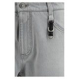 Ermanno Scervino Gray Cotton Boyfriend Jeans