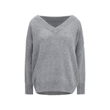 Ermanno Scervino Gray Cashmere Casual Dress