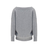 Ermanno Scervino Gray Cashmere Casual Dress