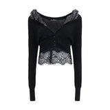Ermanno Scervino Black Cashmere Cardigan