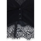 Ermanno Scervino Black Cashmere Cardigan