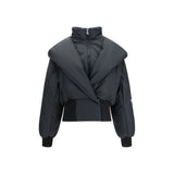 The Attico Black Cotton Shell Jacket