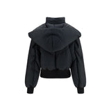 The Attico Black Cotton Shell Jacket