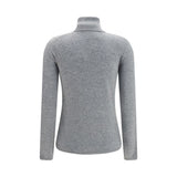 Allude Gray Cashmere Turtleneck