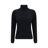 Allude Black Cashmere Turtleneck