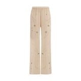 Forte_Forte Multicolor Viscose Flared Pants
