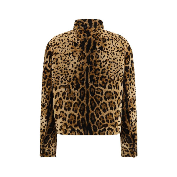 Max Mara Brown Cotton Full-Length Jacket