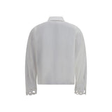 Max Mara White Cotton Dress Shirt