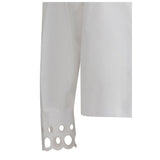 Max Mara White Cotton Dress Shirt