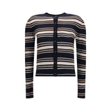 Max Mara Blue Silk Cardigan