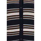 Max Mara Blue Silk Cardigan