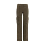 Burberry Bicolor Cotton Cargo Pants