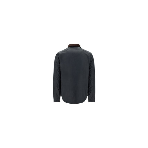 Barbour Black Cotton Full-Length Jacket