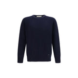 Brooksfield Blue Wool Oves Aries Sweatshirt