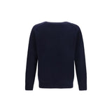 Brooksfield Blue Wool Oves Aries Sweatshirt
