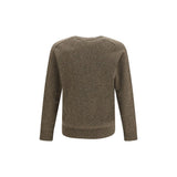Brooksfield Brown Wool Oves Aries Sweatshirt
