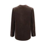 Lardini Brown Cotton Blazer