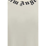 Palm Angels Beige Cotton T-Shirt