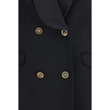 Versace Black Wool Oves Aries Blazer