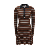 Ganni Brown Wool Oves Aries Casual Dress