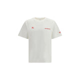 Burberry White Cotton Sportswear