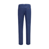 Brunello Cucinelli Blue Cotton Pants