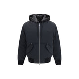 Moose Knuckles Black Nylon Full-Length Jacket
