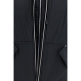 Moose Knuckles Black Nylon Full-Length Jacket