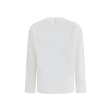 Jacquemus White Cotton Long Sleeve T-Shirt