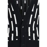Versace Multicolor Wool Oves Aries Cardigan