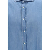 Brunello Cucinelli Blue Denim Shirt