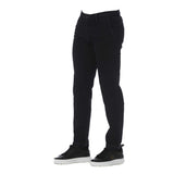 Trussardi Jeans Black Cotton Men Pants