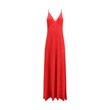 Fendi Red Silk Casual Dress