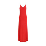 Fendi Red Silk Casual Dress