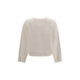 Brunello Cucinelli White Cashmere Sweater