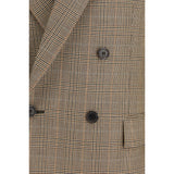 Saint Laurent Beige Wool Oves Aries Blazer