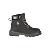 U.S. POLO ASSN. Black Polyurethane Women's Boot
