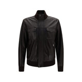 Dolce & Gabbana Brown Lamb Ovis Aries Bomber