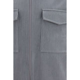 LAMINAR Gray Polyester Jacket