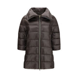 Herno Gray Polyester Full-Length Jacket