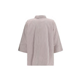 'S Max Mara Red Cotton Pattern Shirt