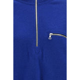 RIER Blue Wool Oves Aries Full-Length Jacket