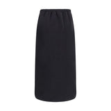 RIER Black Wool Oves Aries Midi Skirt
