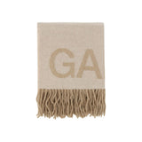 Ganni Beige Wool Oves Aries Scarf