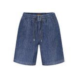 Hugo Boss Blue Cotton Men's Jean Shorts
