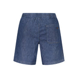 Hugo Boss Blue Cotton Men's Jean Shorts