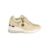 Laura Biagiotti Beige Polyurethane Women's Sneaker