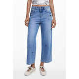 Desigual Azzurro Cotton Women's Jeans
