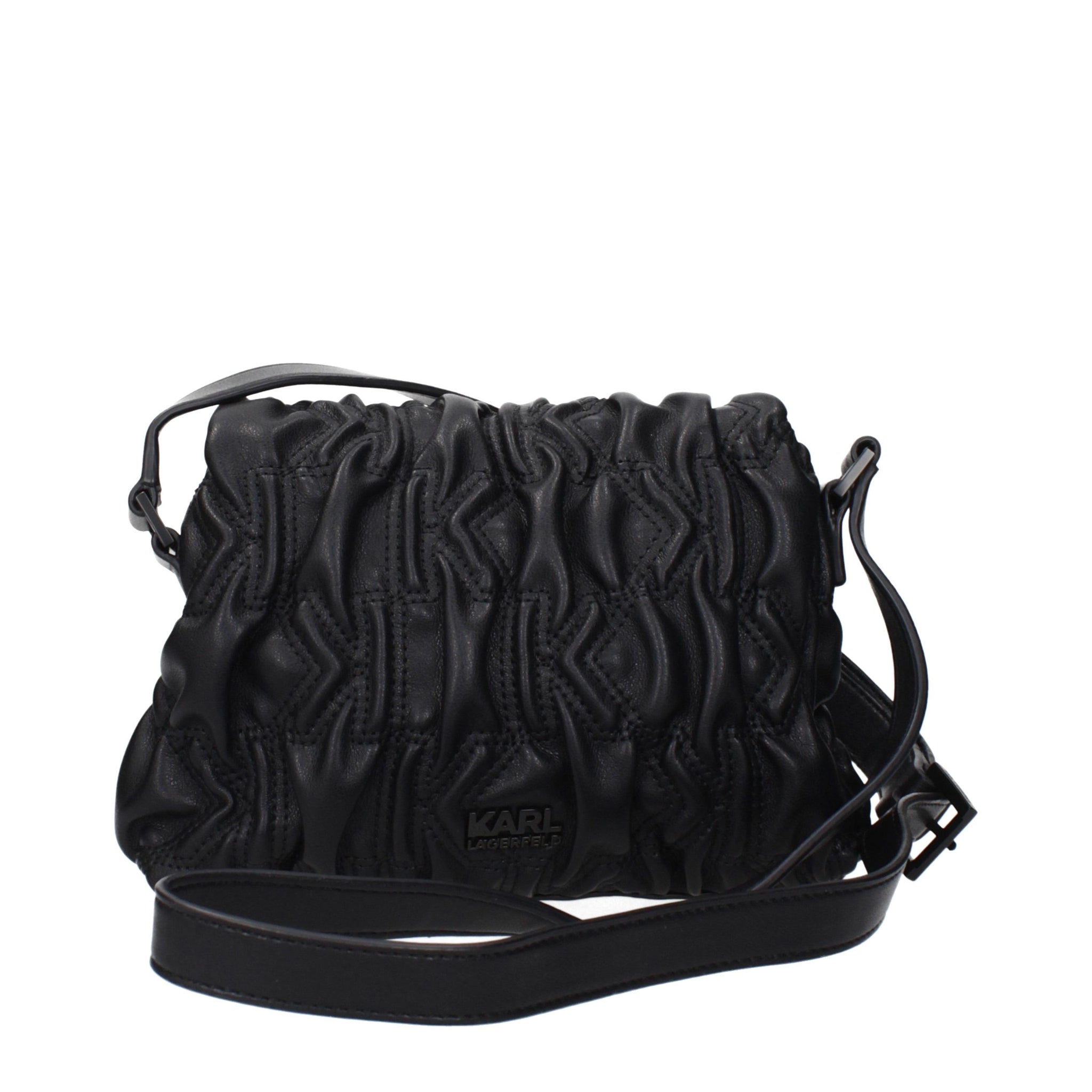 Karl Lagerfeld Black Polyester Crossbody Bag