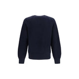 Piacenza Cashmere Blue Wool Oves Aries Sweatshirt